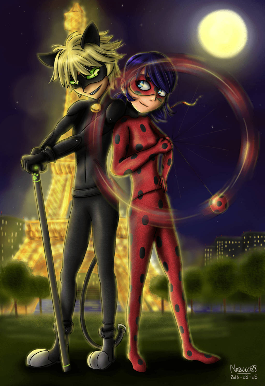 Ladybug And Cat Noir Wallpaper