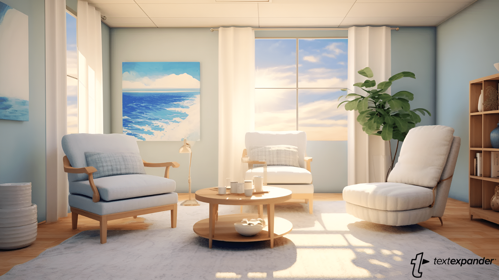 Zoom Therapy Office Background Wallpaper
