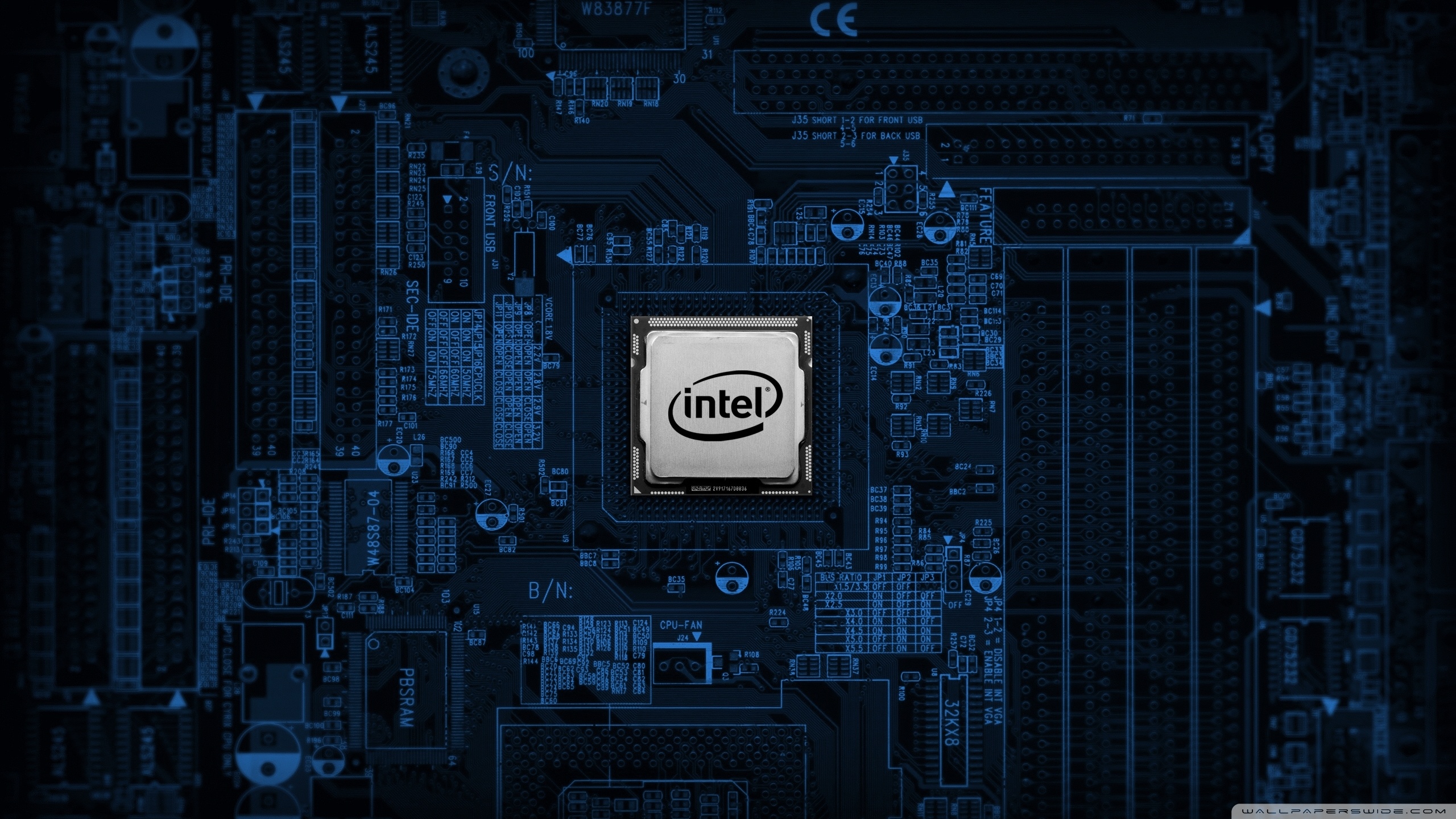 Intel Motherboard 4k HD Desktop Wallpaper For Ultra Tv