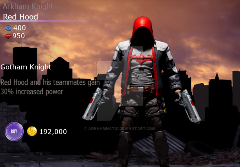 Injustice Arkham Knight Red Hood By Arkhamnatic