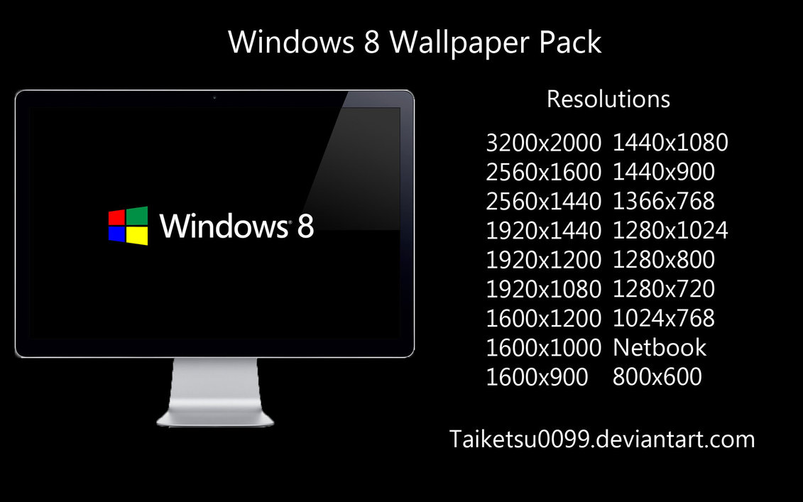 Windows Wallpaper Pack By Taiketsu0099