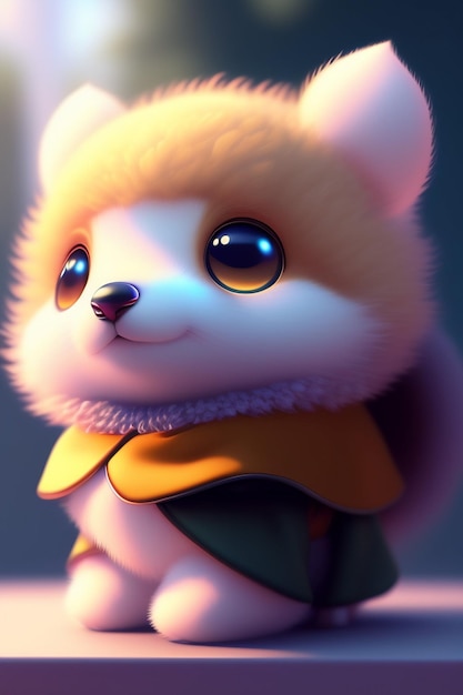 Cute Anime Animal Background Wallpaper