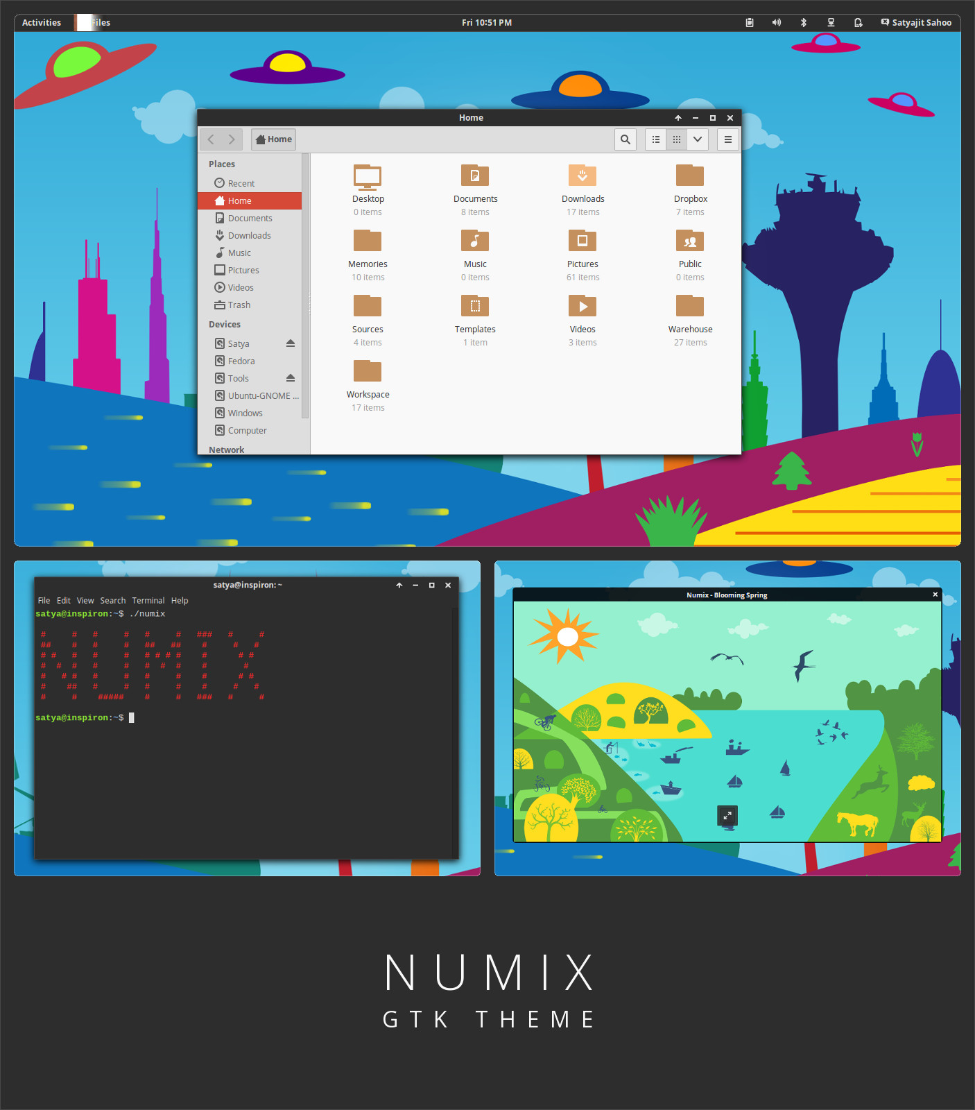 Ubuntu Le Th Me Gtk Numix