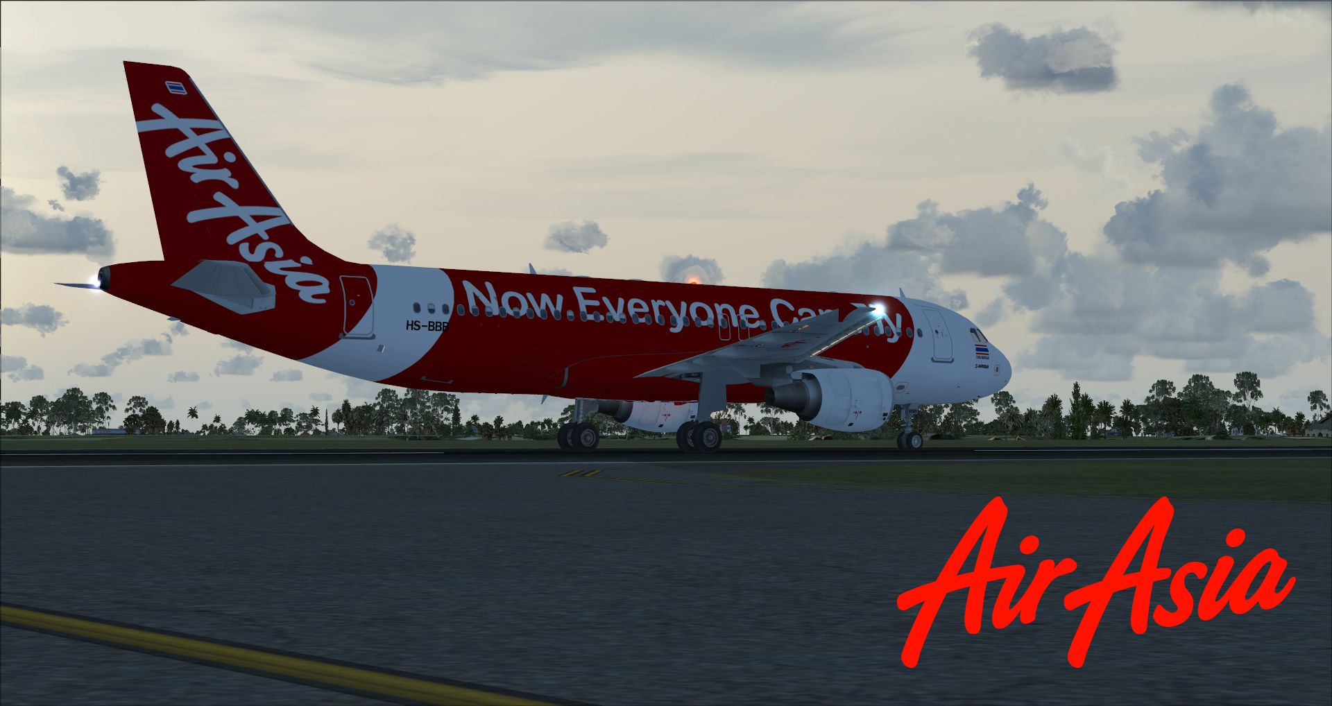Airasia Thailand Airbus A320 For Fsx