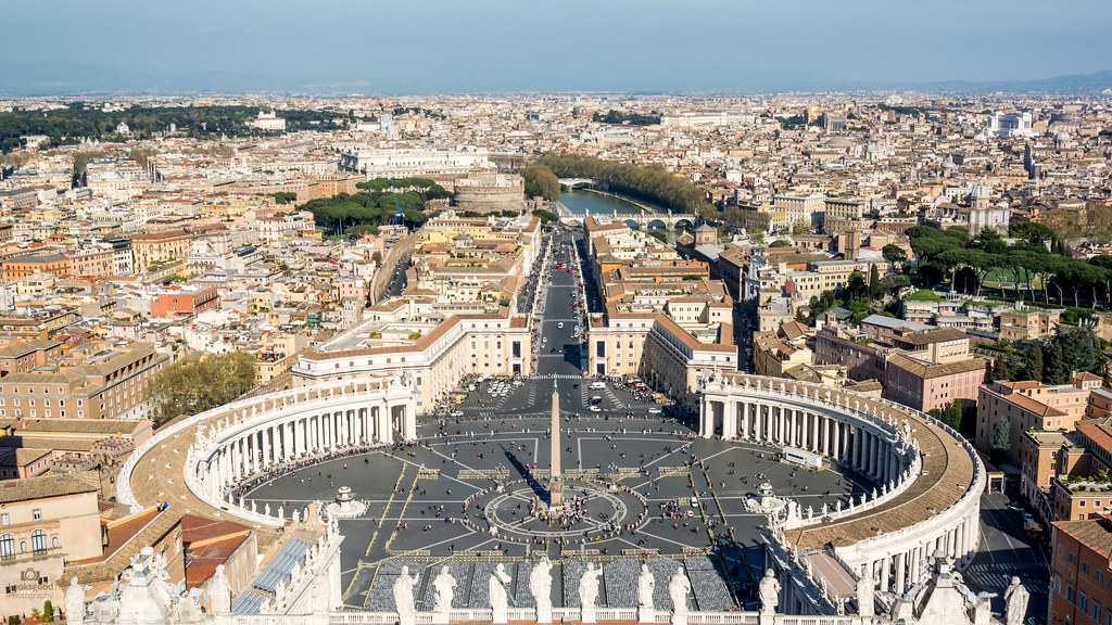Rome From Saint Peter S Basilica Italy 4k Wallpaper De
