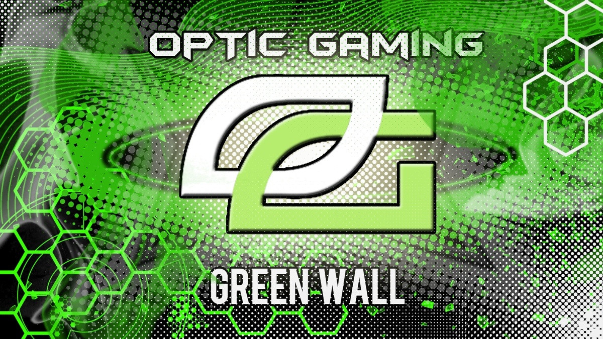 Optic Logo Wallpaper greenwall optic wallpaper