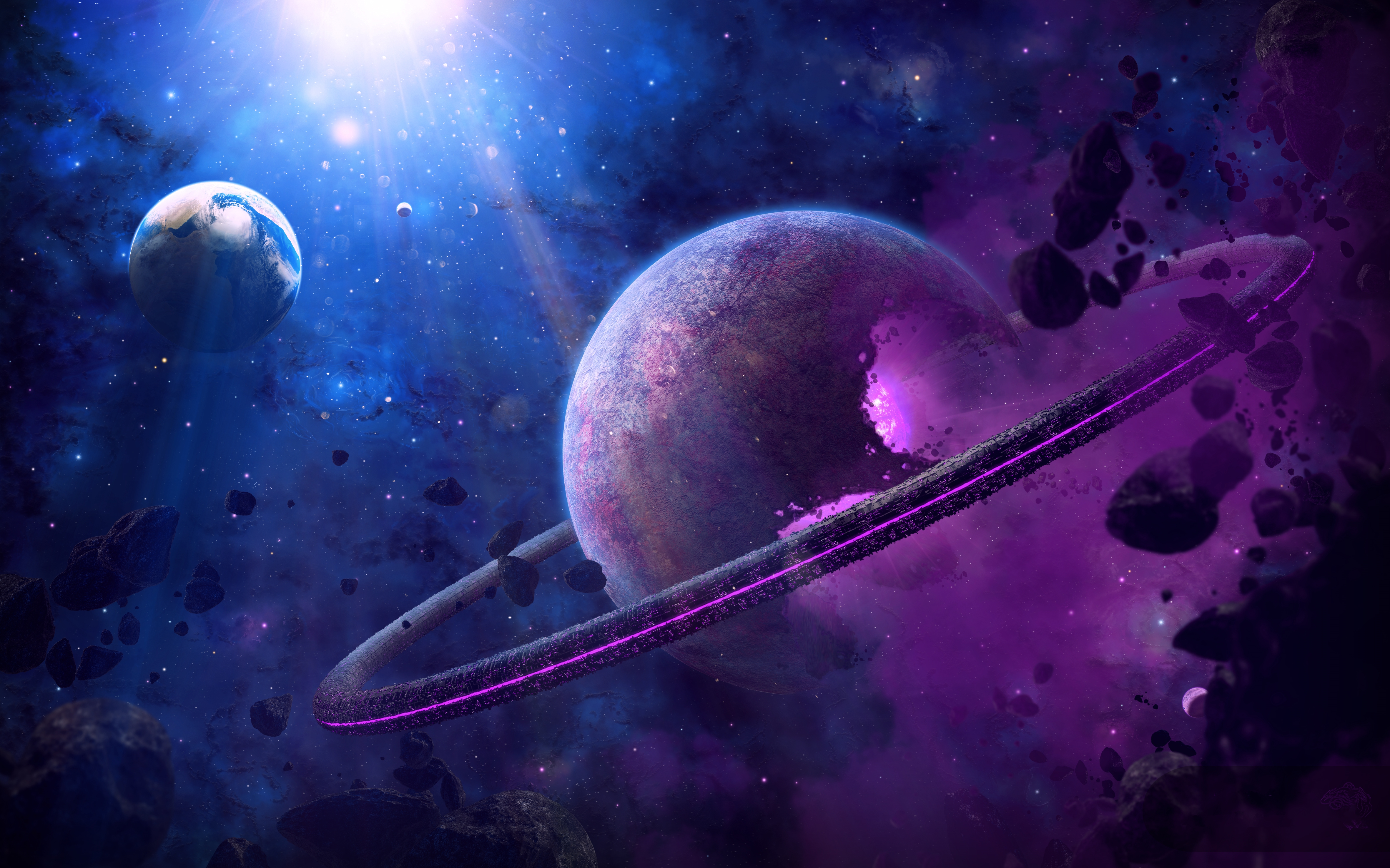 Cosmic Cataclysm Wallpaper