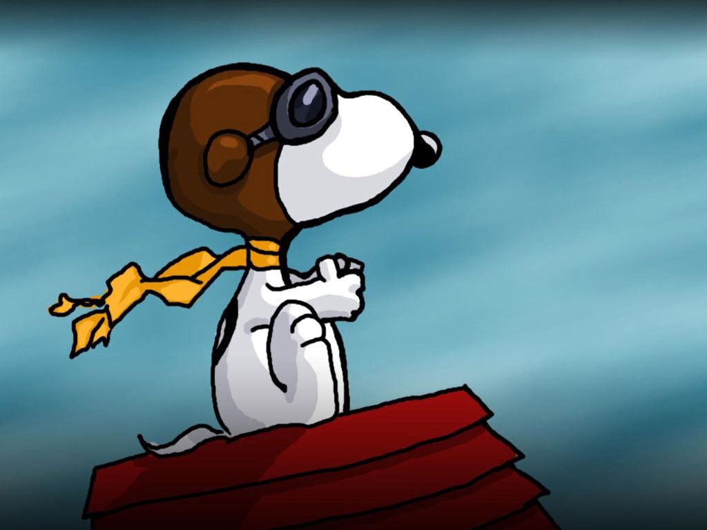 Snoopy In Pursuit File Vettoriale