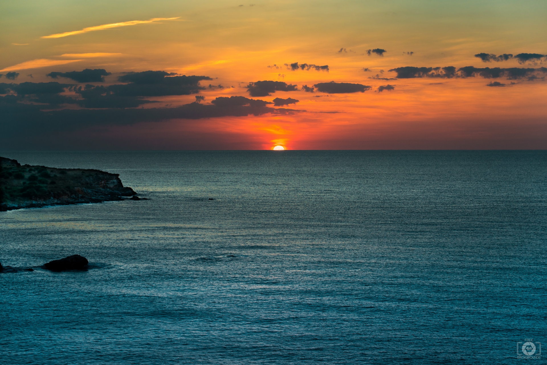 Sea Sunrise Sky And Background High Quality Background