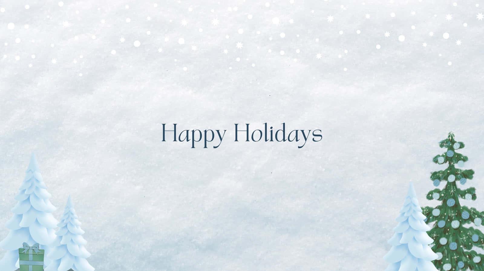 Happy Holidays Desktop Wallpaper