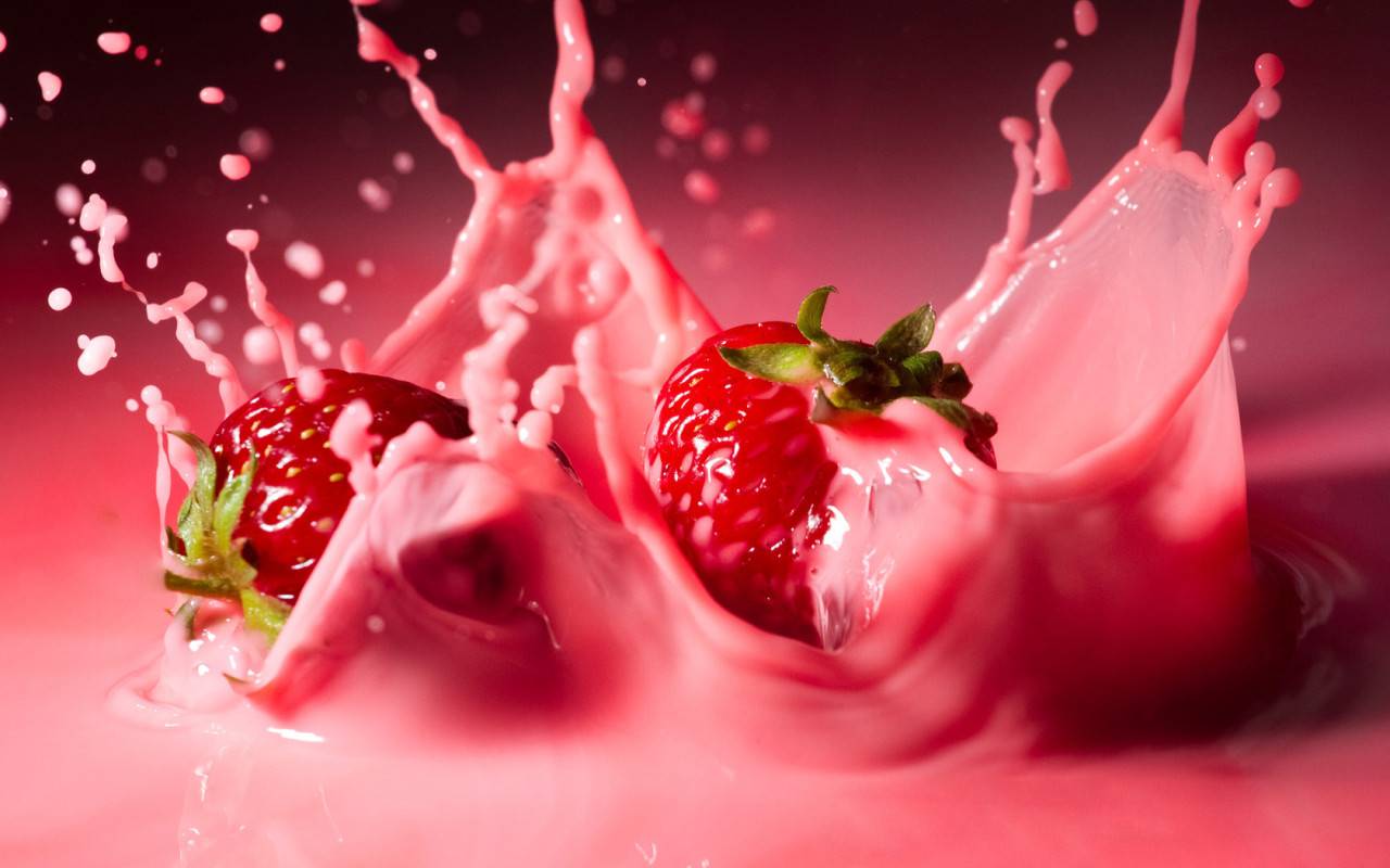 Strawberry Milkshake Wallpaper   milkshakes Wallpaper 1280x800