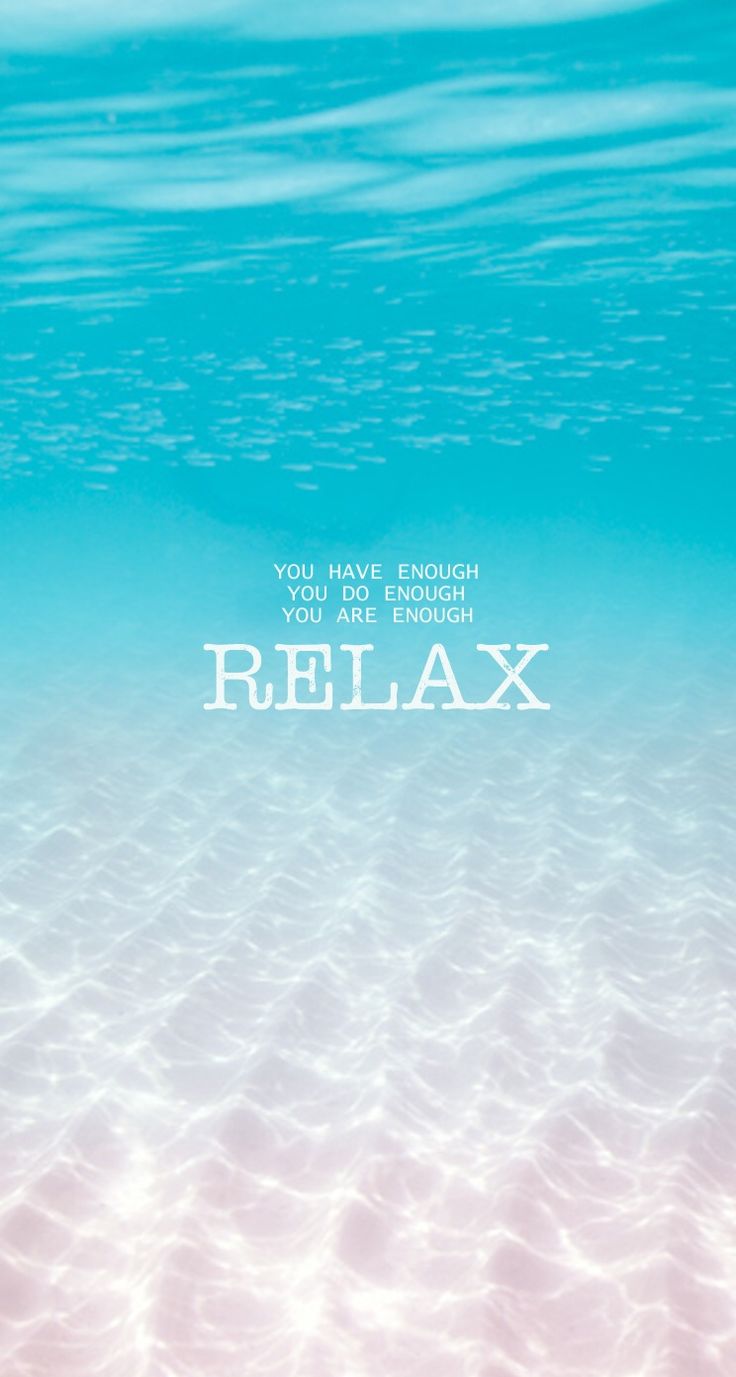 Relax Typography iPhone Wallpaper Mobile9 More Background