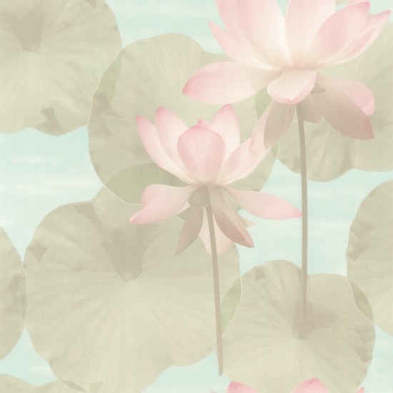 Rasch Lily Pad Wallpaper From I Love Bathroom