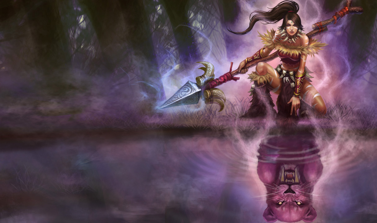 League Of Legends Wallpaper Nidalee The Bestial Huntress