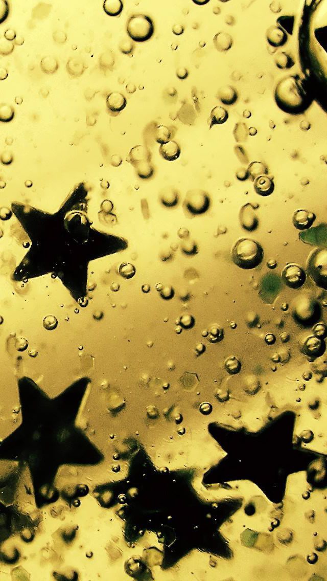 Bubbly Stars Foam HD iPhone Wallpaper