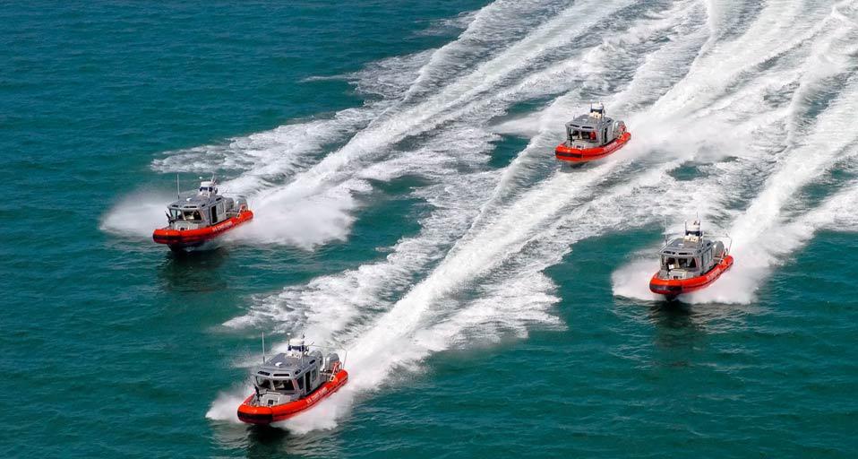 Coast Guard Boats Four Foot Response Return To