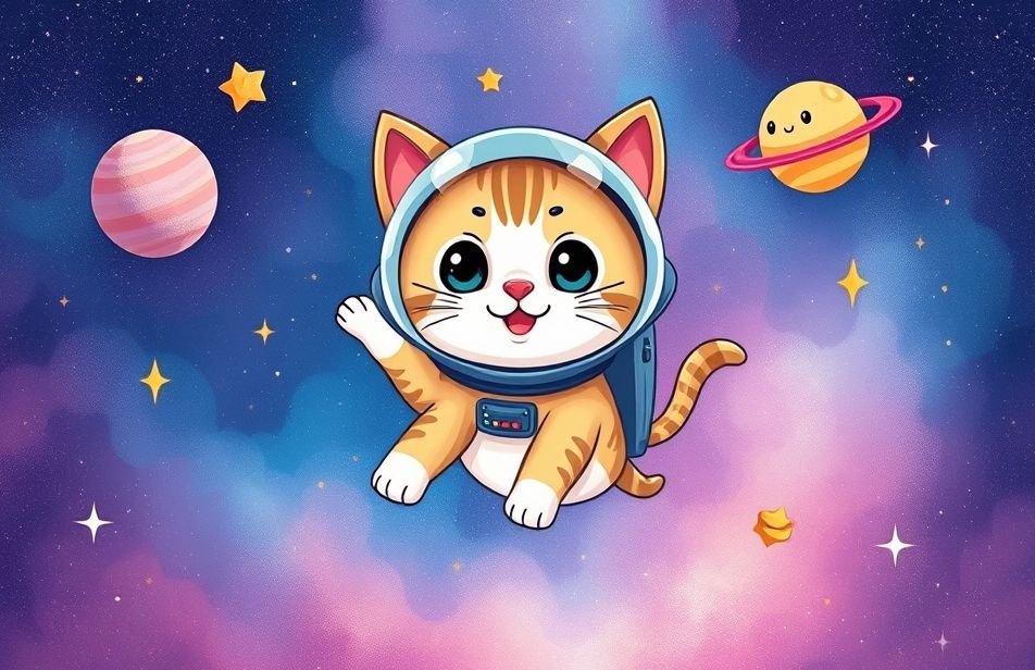 Space Cat Wallpaper