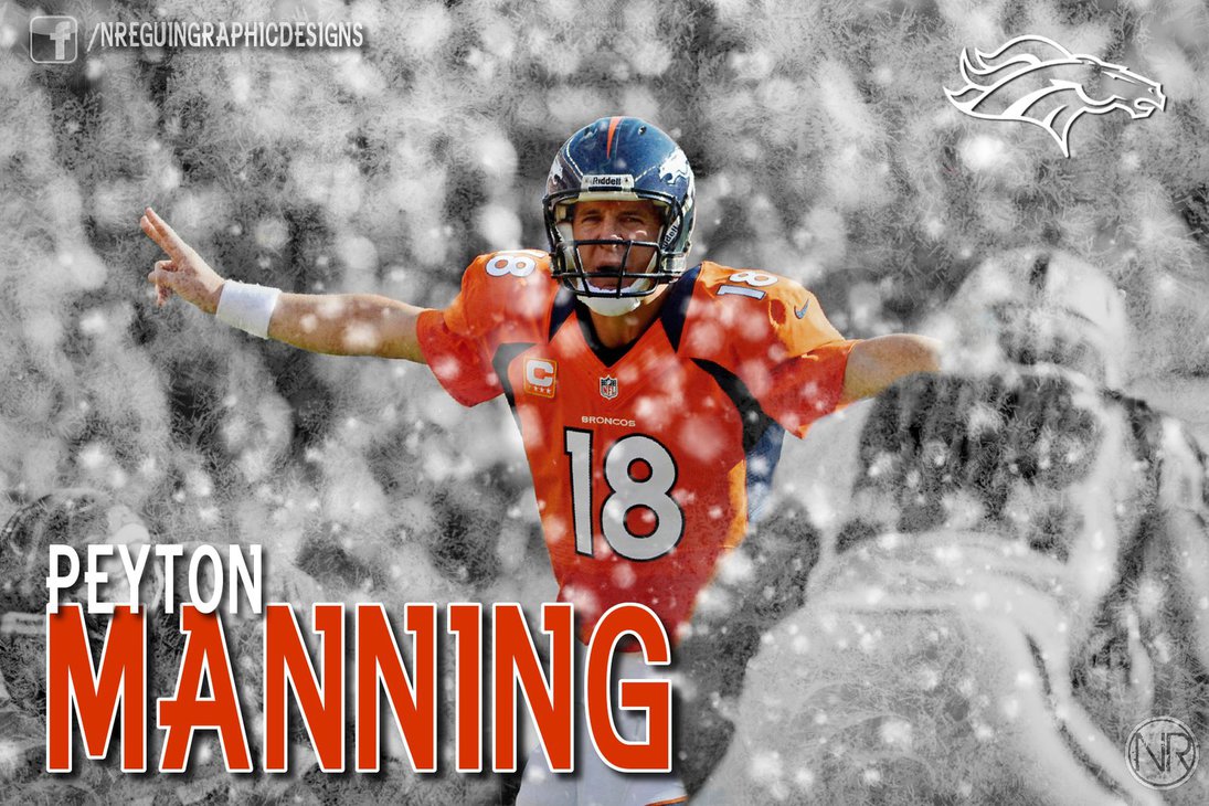 HD Peyton Manning Snowy Desktop Wallpaper By Nreguingraphicdesign On