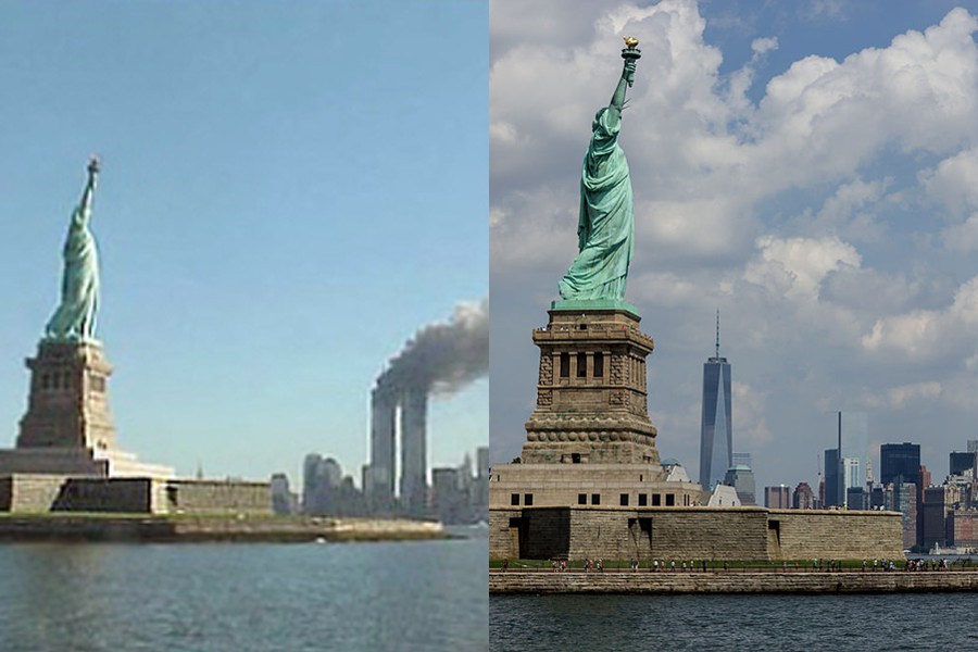 The Statue Of Liberty On September 11th And