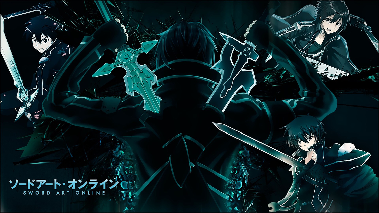 Kirito Sword Art Online 0259 HD Wallpaper 1500x844