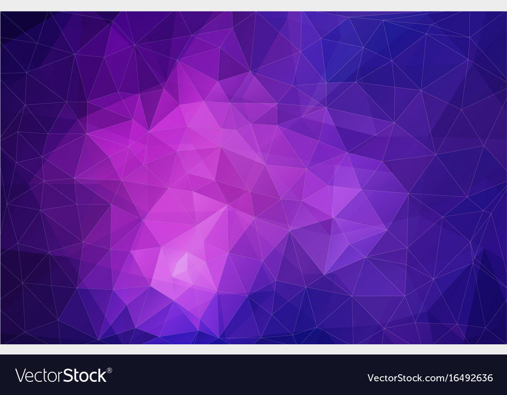 Flat violet triangle geometric wallpaper Vector Image