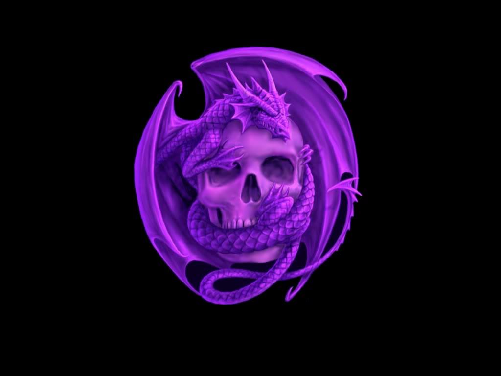 Purple Dragon Wallpaper Desktop Background