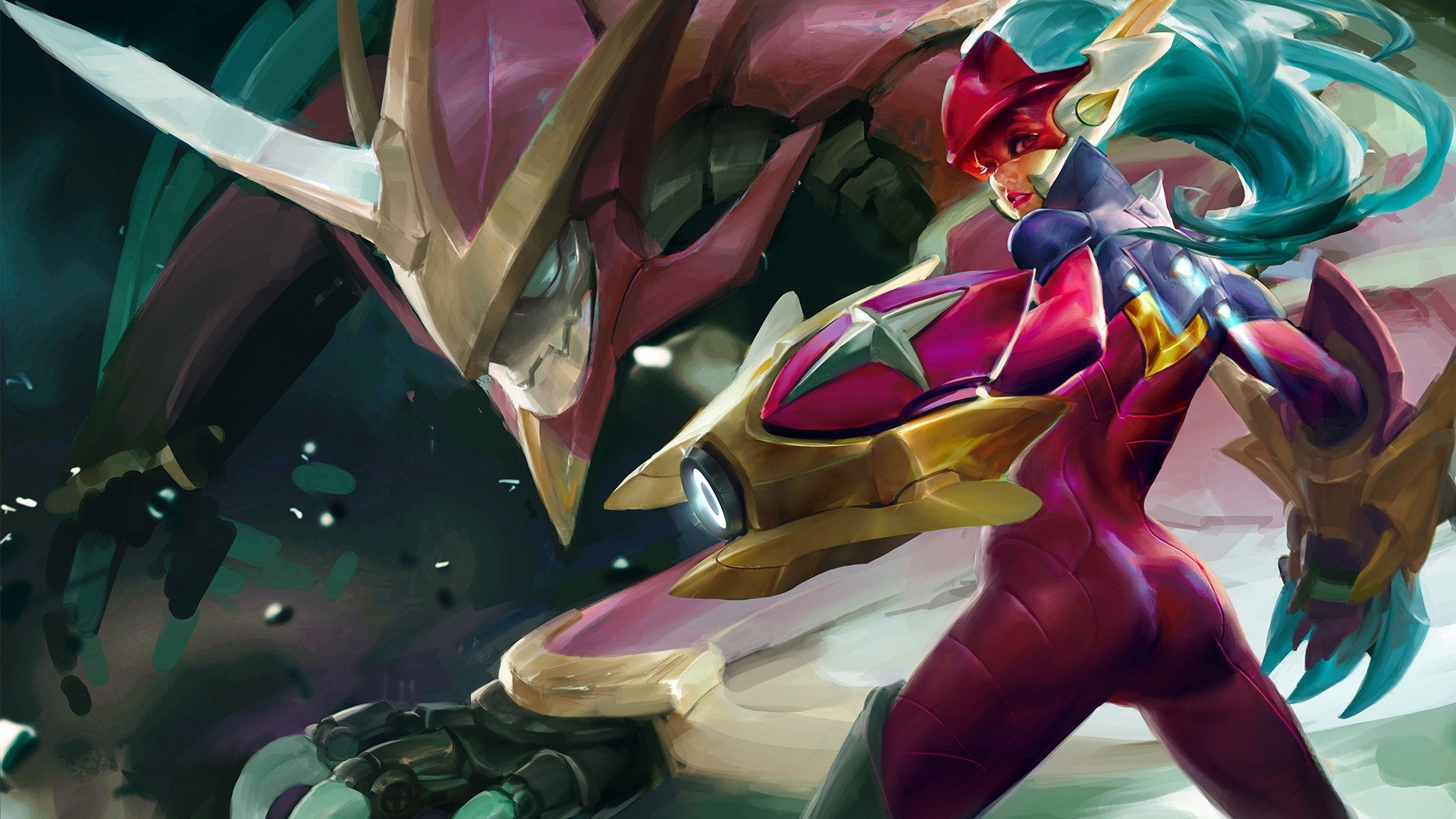 Shyvana Background Wallpaper Baltana