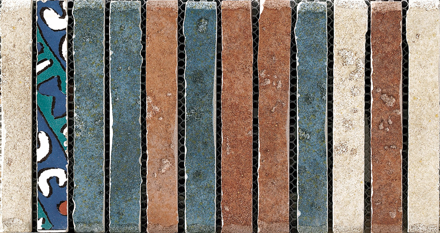 antique brick fashion rustic wall tile vintage motif waistline