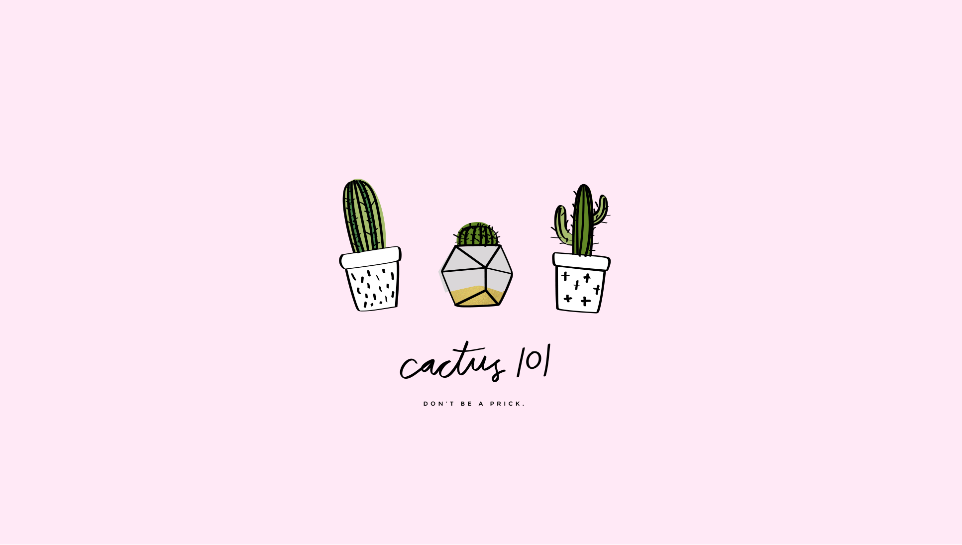 Cactus Desktop Wallpaper Craftbnb