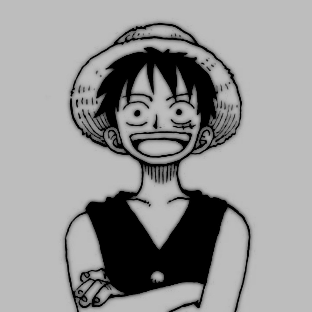 Monkey D Luffy Black And White Wallpaper At Beatrice Short