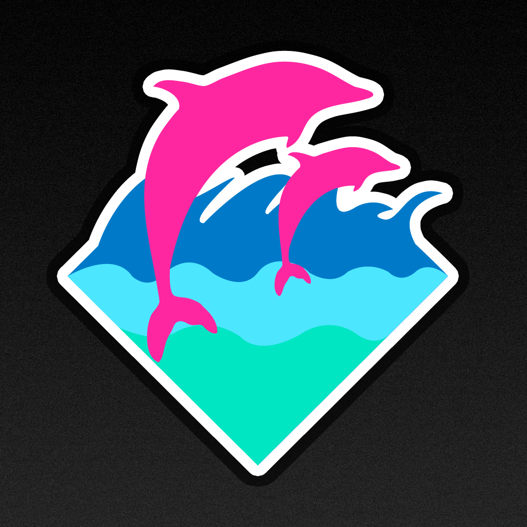 Pink Dolphin Wallpaper