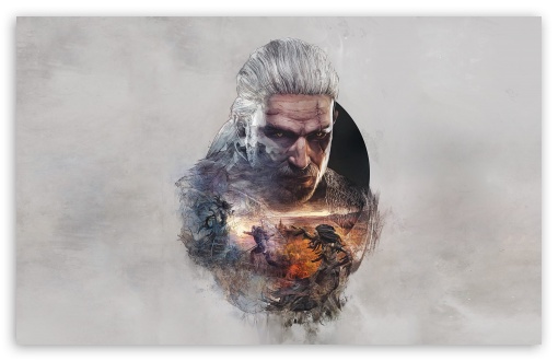 The Witcher Wild Hunt Geralt Fanart HD Wallpaper For Standard