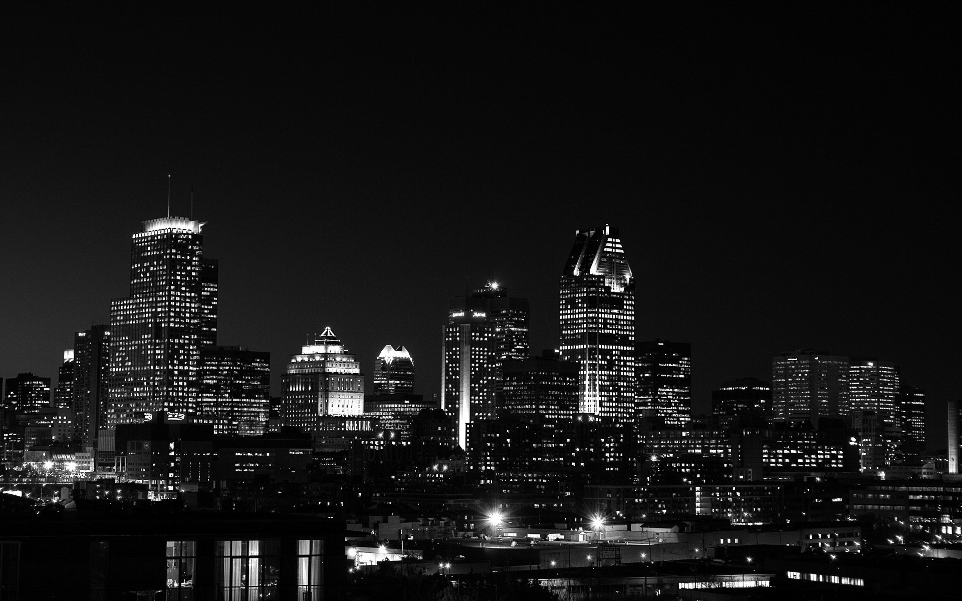 Photography Night Urban City Building Cityscape Monochrome Street Light Wallpaper