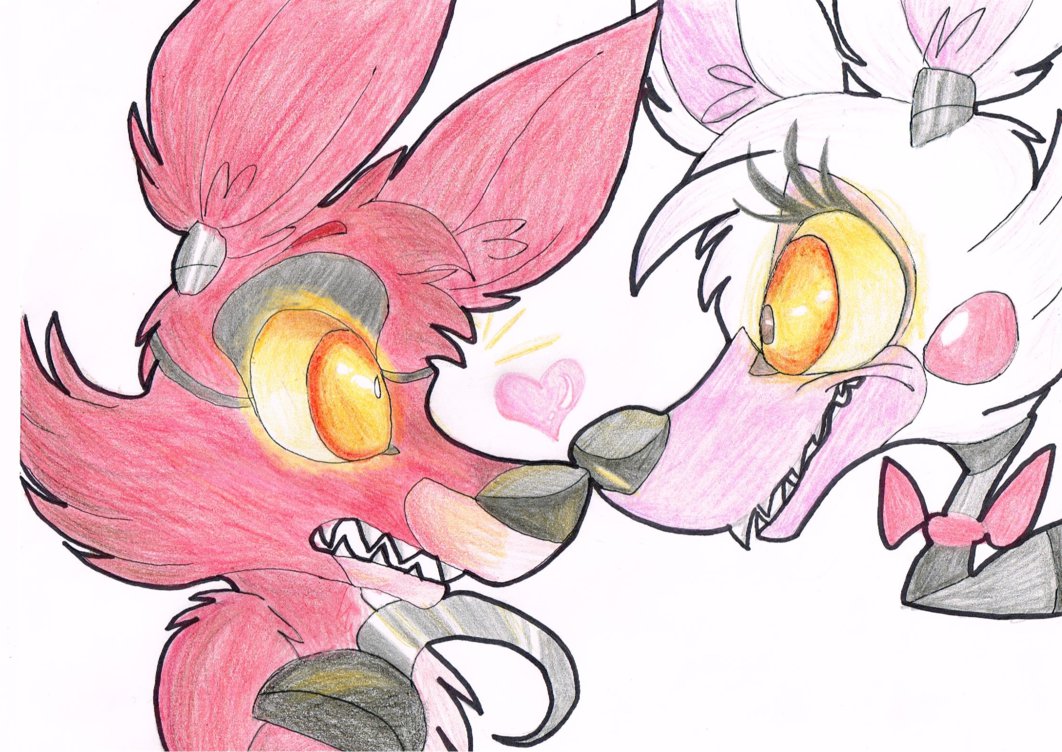 Foxy X Mangle By Plaguedogs123