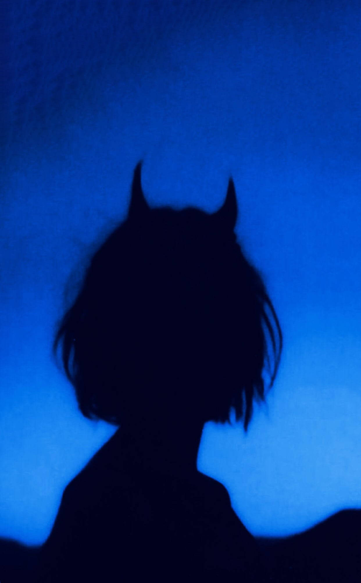 Devil Girl Silhouette Iphone Wallpaper