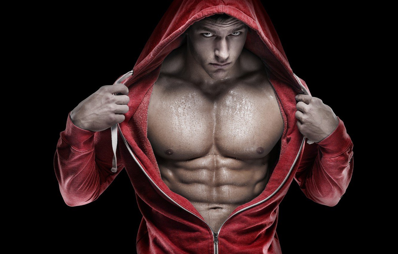 Wallpaper hood muscle muscle muscles press athlete