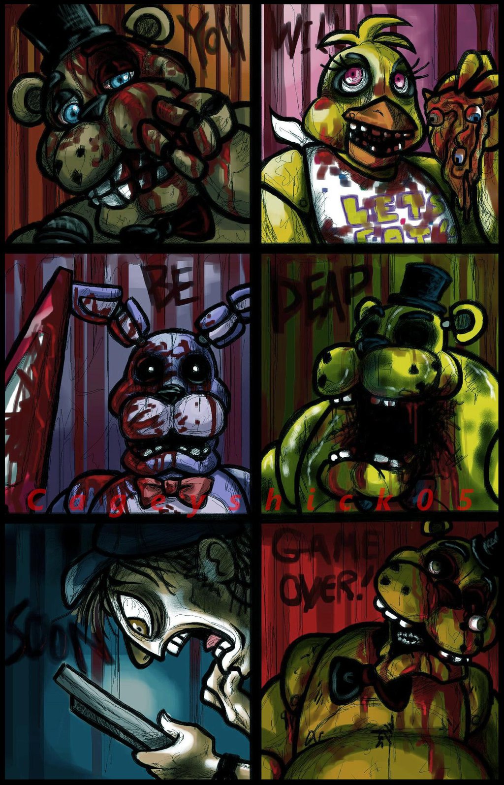 Fnaf You Will Be Dead Soon By Cageyshick05