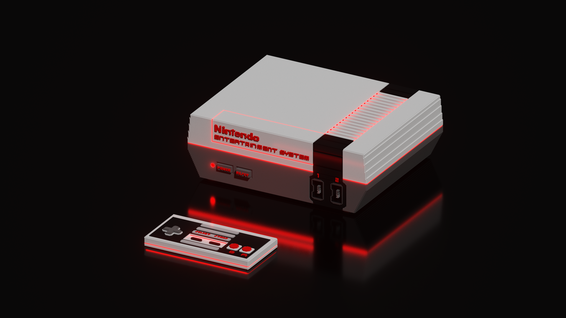 Pixel Art Video Game Console HD Wallpaper