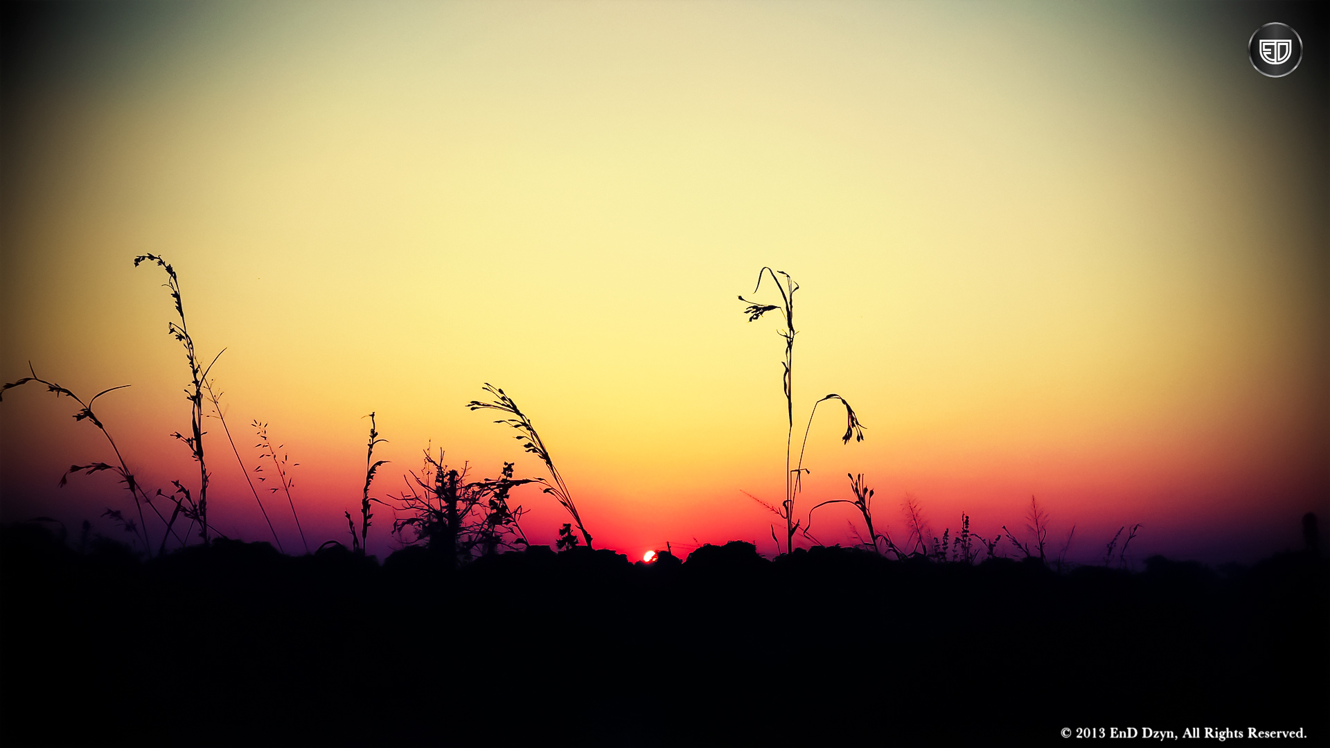 HD Wallpaper Background Beautiful Vivid Sunset Lomo