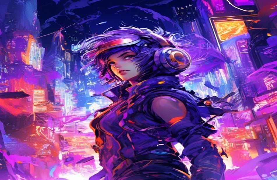 Cool Anime Purple Wallpaper