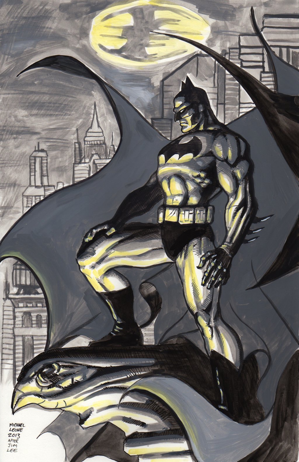 DC Executive And Comic Book Artist Jim Lee Creates A Gorgeous Drawing Of  Robert Pattinson's Batman - LRM