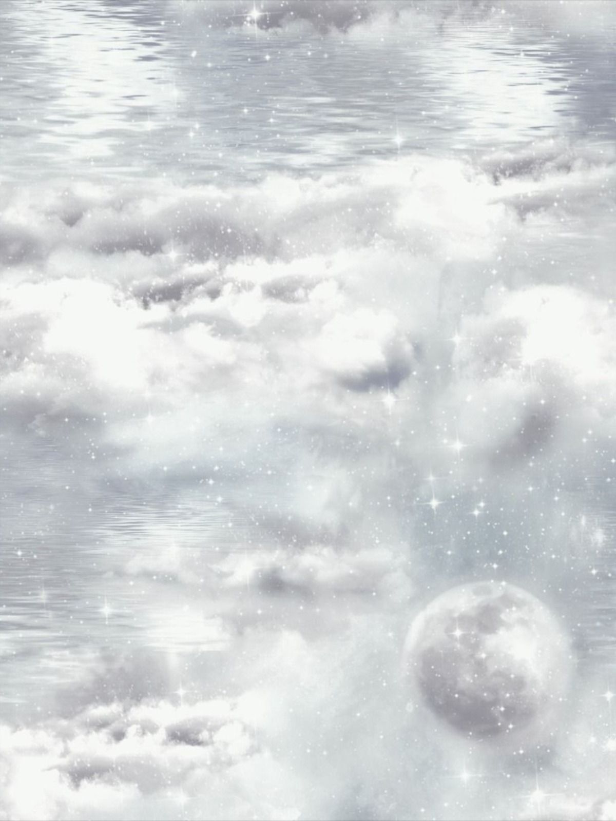 Aesthetic Glitter Cloud Background Image And Wallpaper Yl