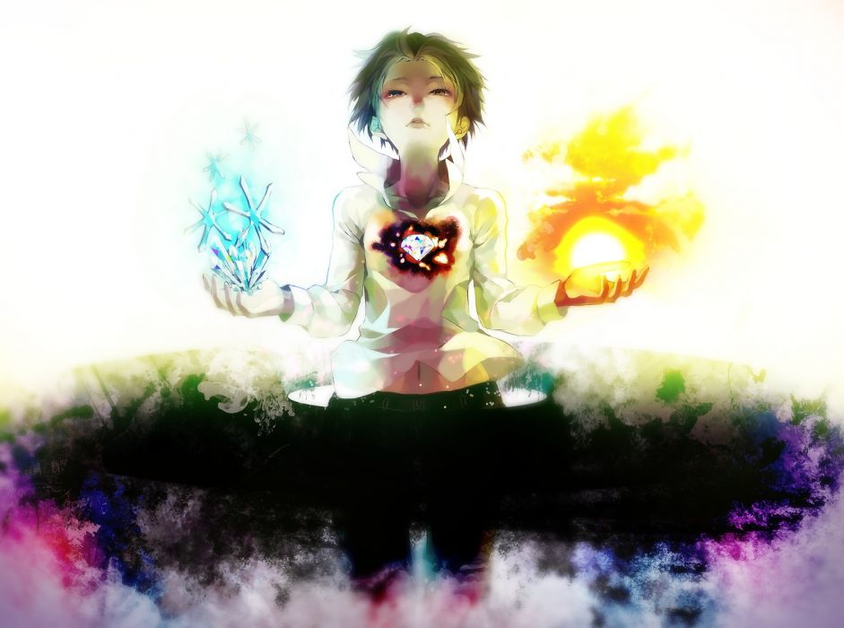 Akiakane Bicolored Eyes Original Wallpaper
