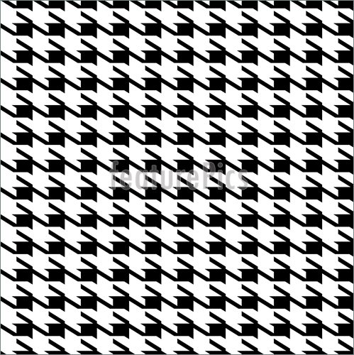 Illustration Of Houndstooth Seamless Background Black And White