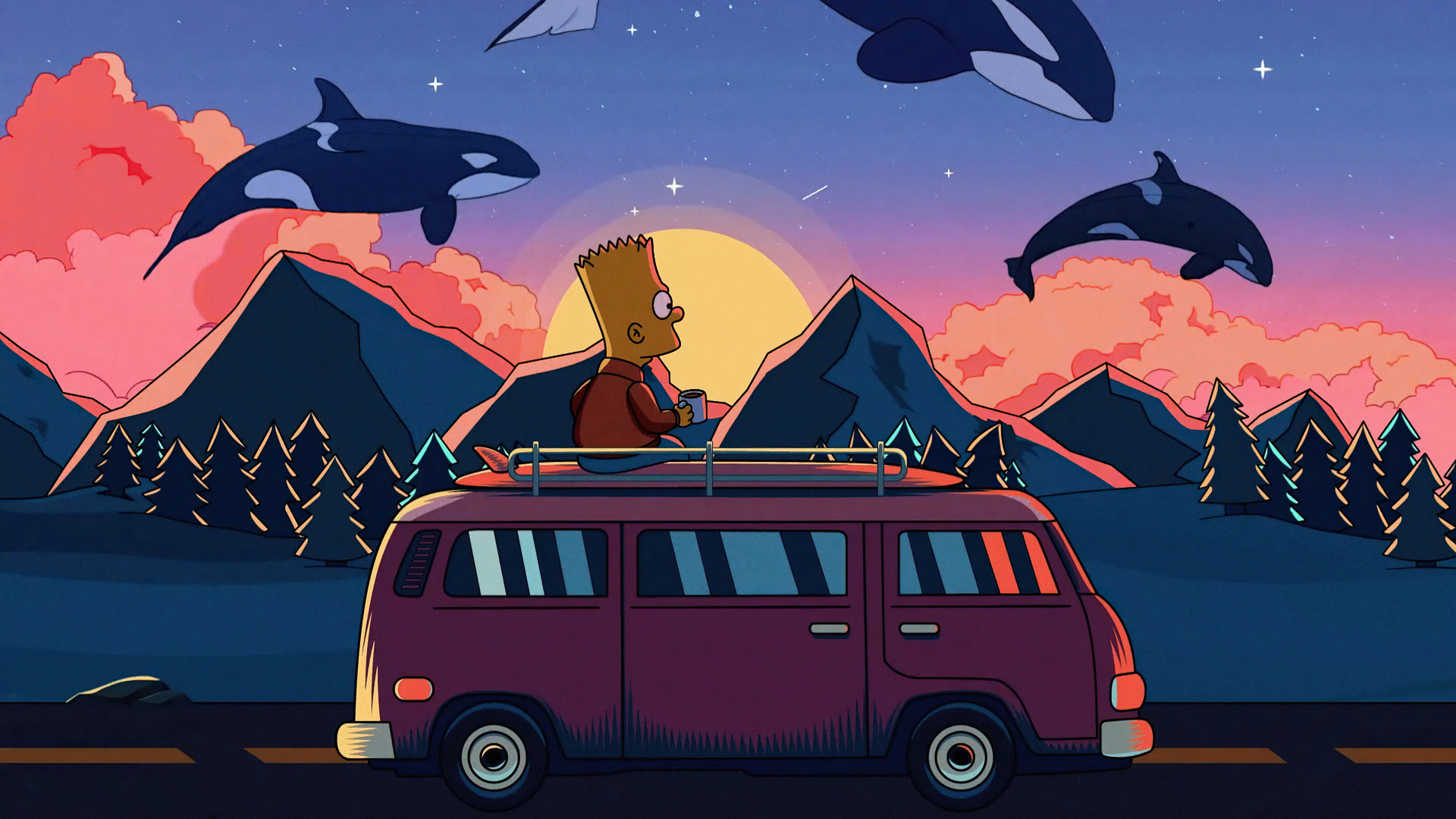 Bart Simpson 4k Laptop Full HD 1080p Wallpaper Image