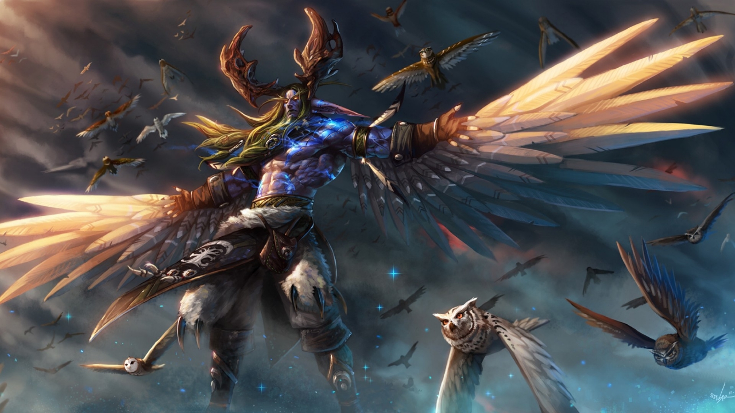 Video Games World Of Warcraft Malfurion Stormrage Wallpaper