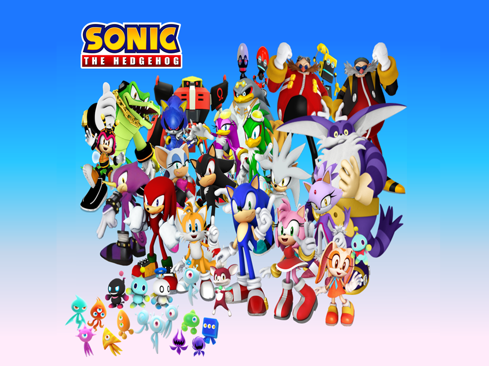 Go Back Gallery For All Sonic Characters Wallpaper
