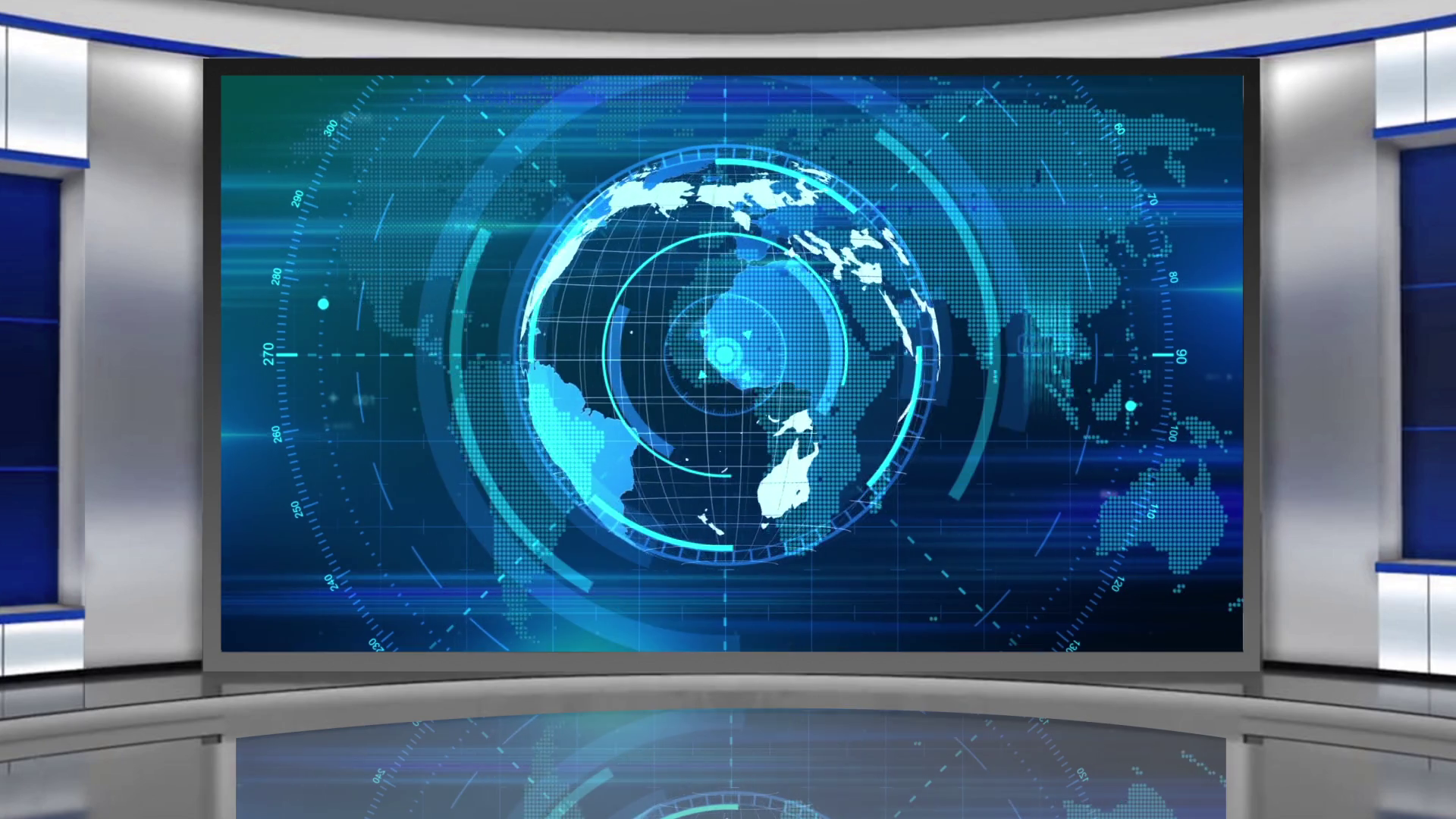 Free download News 02 Broadcast TV Studio Green Screen Background