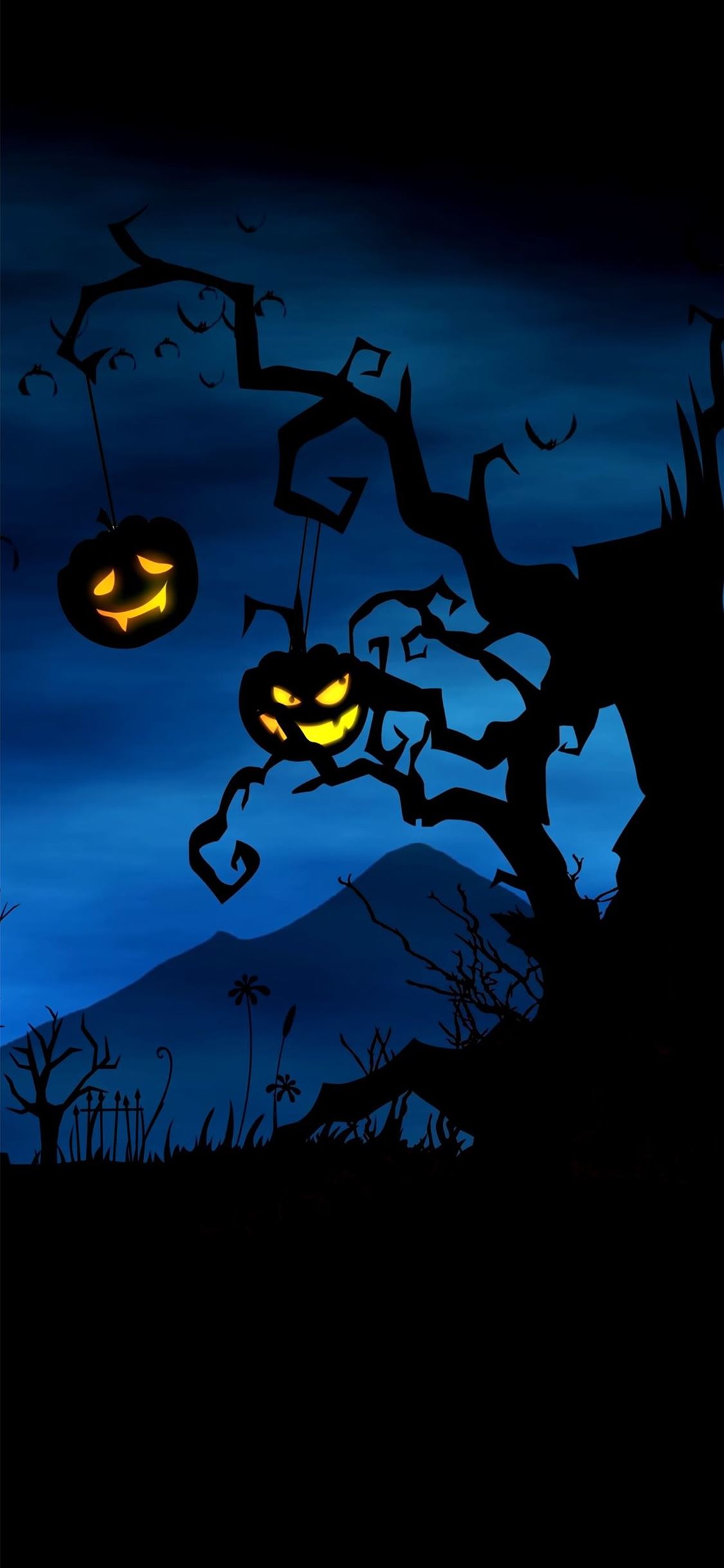 Halloween iPhone X Wallpaper