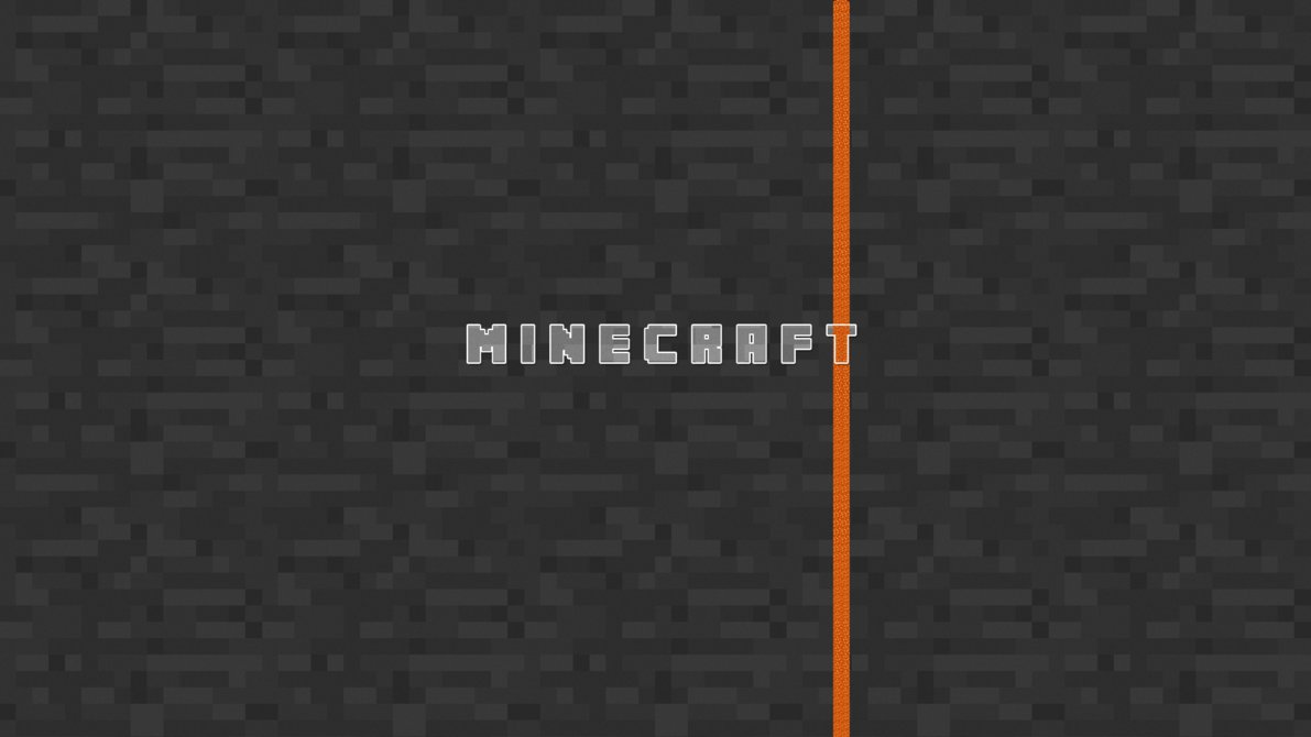Minecraft Logo Wallpaper Lava By Satuim